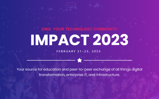 SMT Data is proud to sponsor the CMG IMPACT 2023 Conference