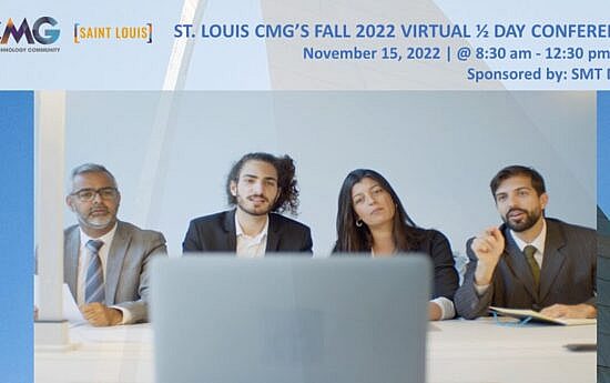 SMT Data is proud sponsor of the St. Louis CMG Virtual Fall Conference 2022